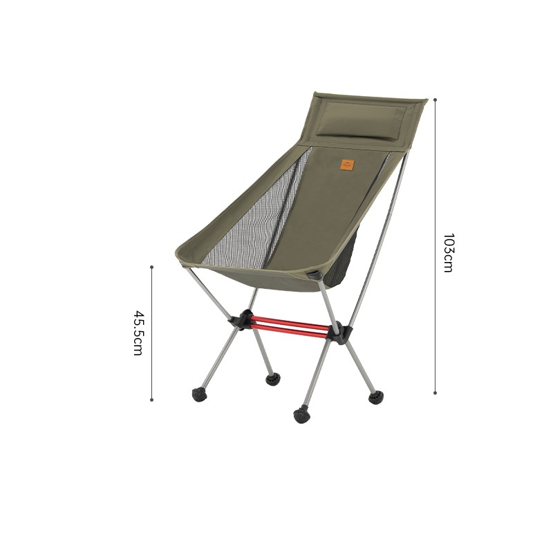 картинка Кресло туристическое Naturehike Stellaluna L01 складное, 44х46х103, до 120 кг, зеленое