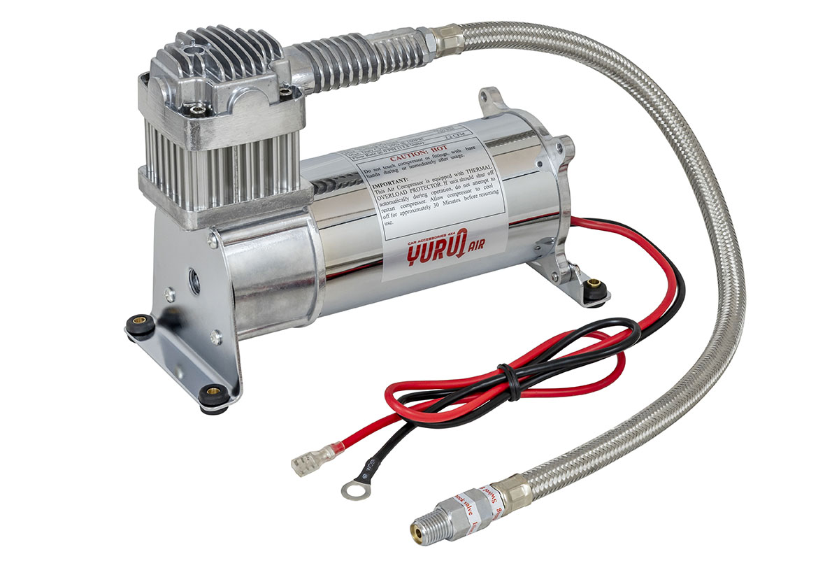 картинка Компрессор YURUI 12V 62л/мин 10,21 атм автомобильный стационарный