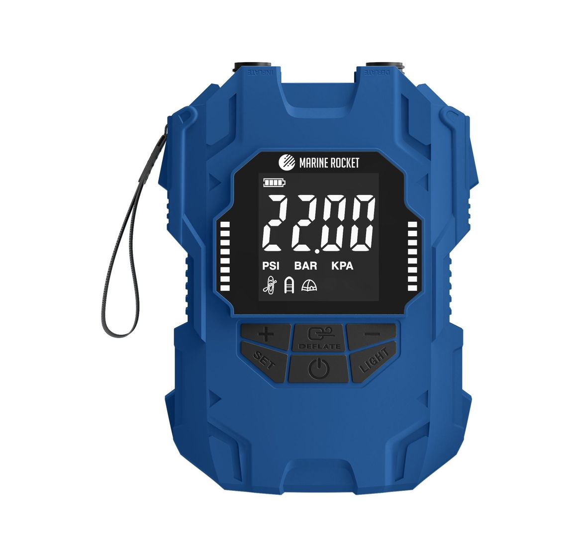 картинка Насос электрический аккумуляторный высокого давления 4000mAh 22Psi, Marine Rocket