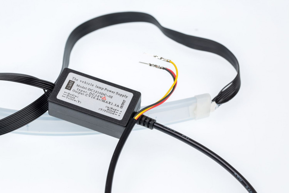 ДХО NEON RUNNING гибкие, White + Yellow, 60см, 12V, комплект