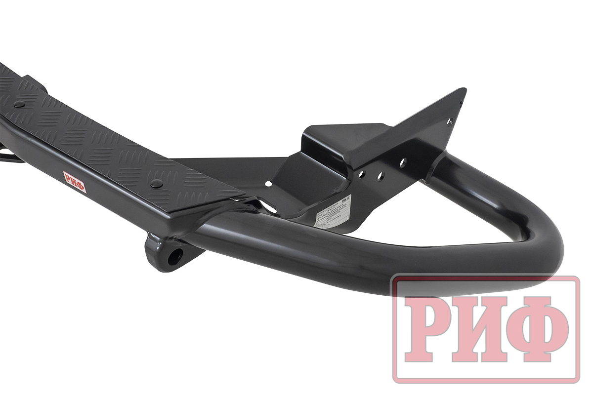 картинка Бампер задний РИФ Haval H5 c квадратом под фаркоп