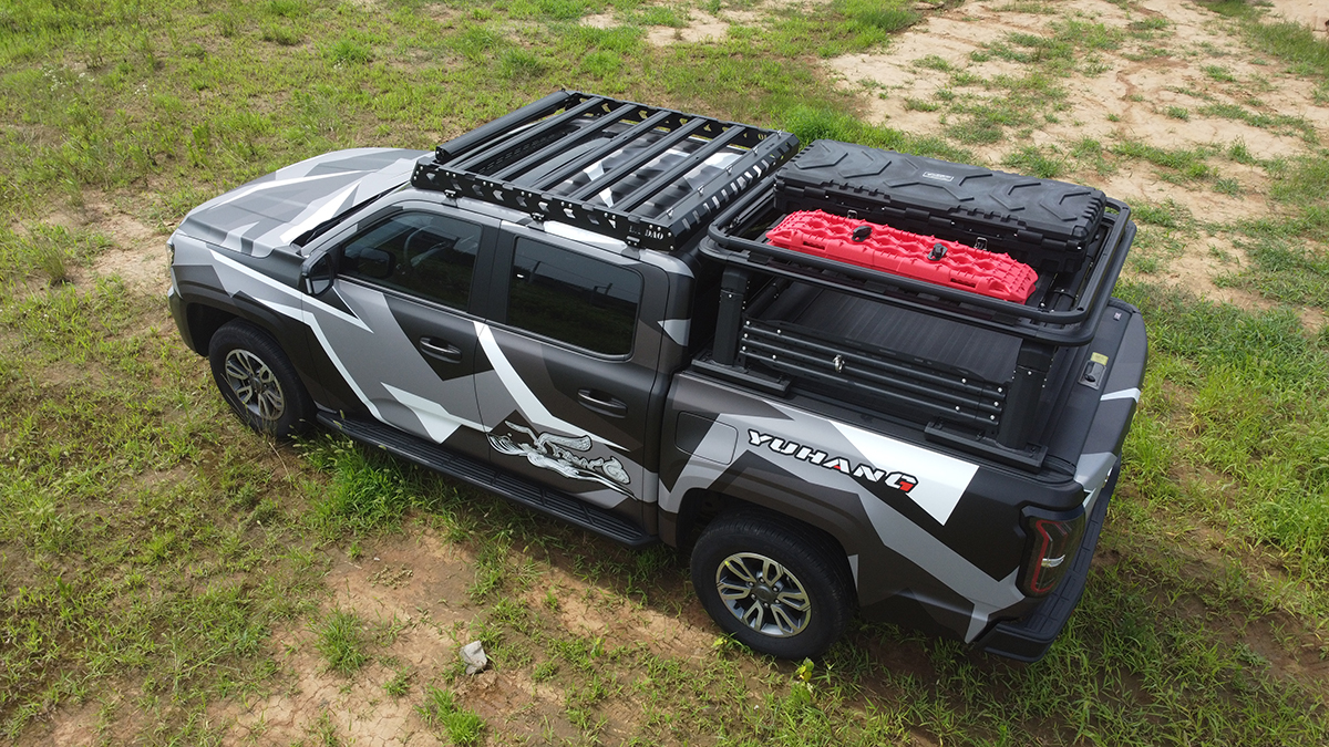 картинка Силовой каркас-кунг Baja Racing (типТ) многофункциональный с 2-мя большими боковыми ящиками Ford F-150, Toyota Tundra