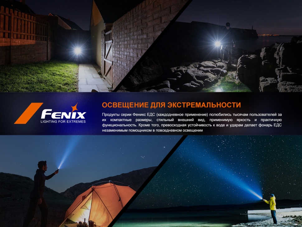 Фонарь Fenix E18R V2.0, E18RV20