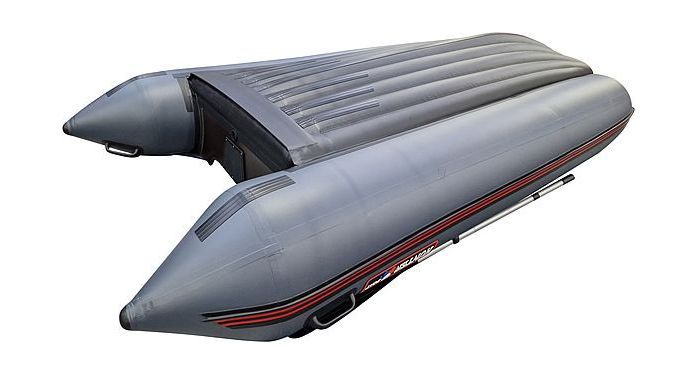 картинка Надувная лодка ПВХ, Хантер 360 А НДНД, серый