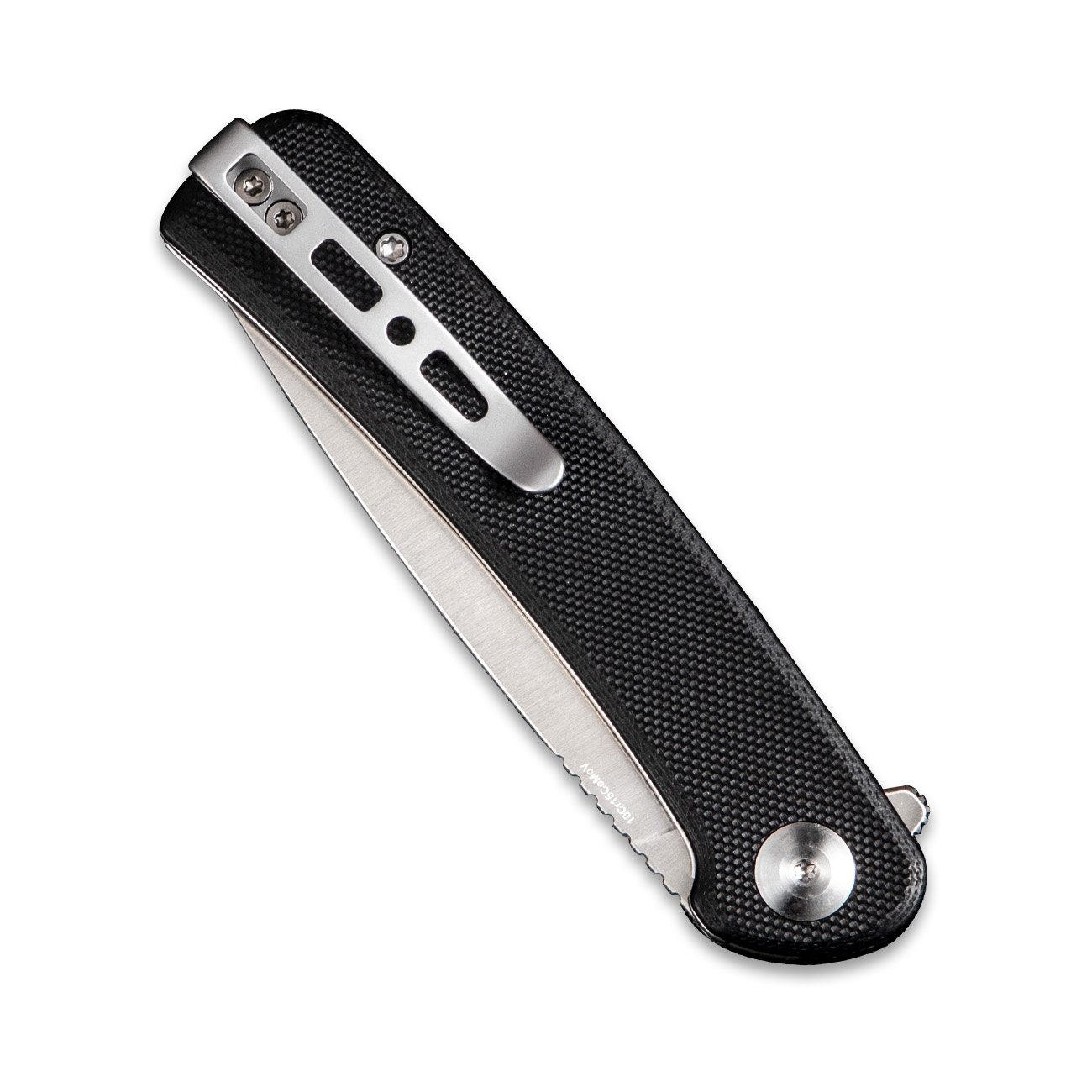 картинка Складной нож SENCUT Neches 10Cr15CoMoV Steel Satin Handle G10 Black