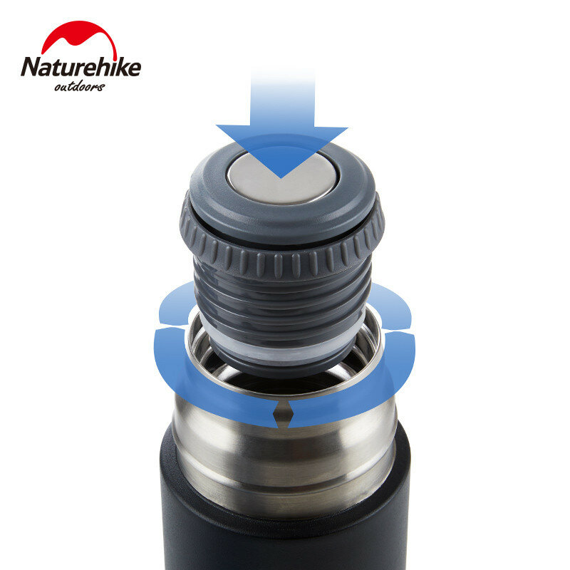 картинка Термос Naturehike NH17S020-B 3в1 600мл счерный, 6927595724132