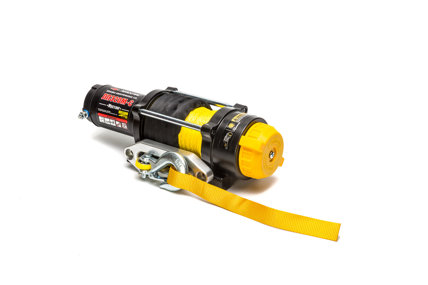 картинка Лебедка АВТОСПАС Мустанг ЛПЭ20М-С синтетика