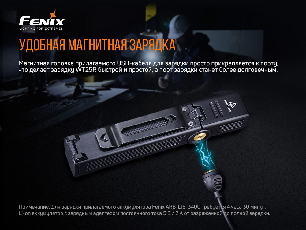 картинка Фонарь Fenix WT25R