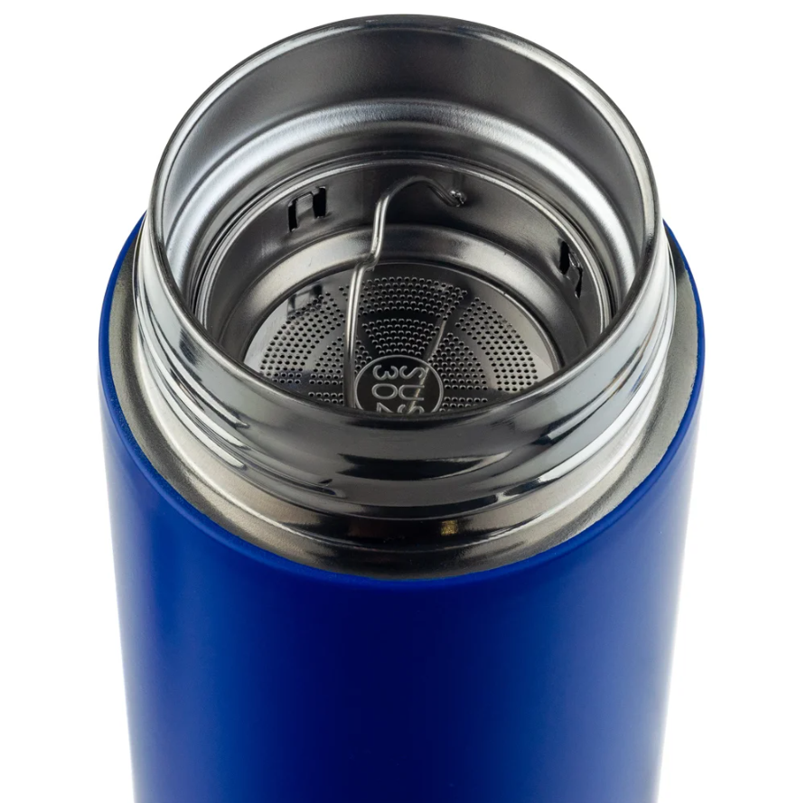 картинка Термос PERFEO 450 мл, с термодатчиком, синий