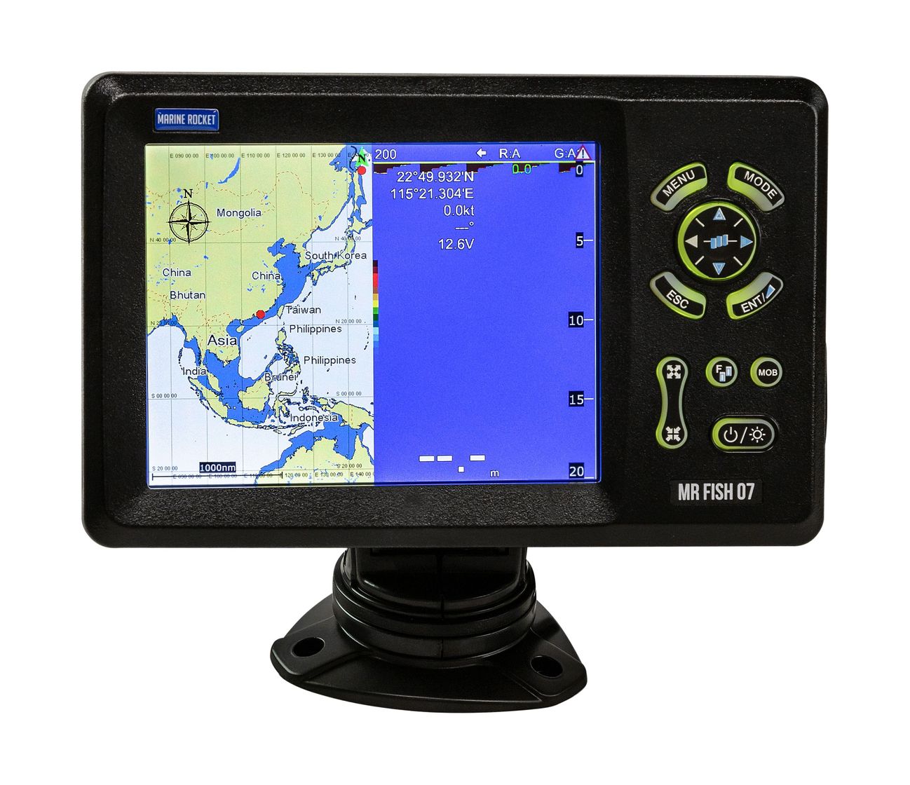 картинка Картплоттер морской с AIS 7", Marine Rocket