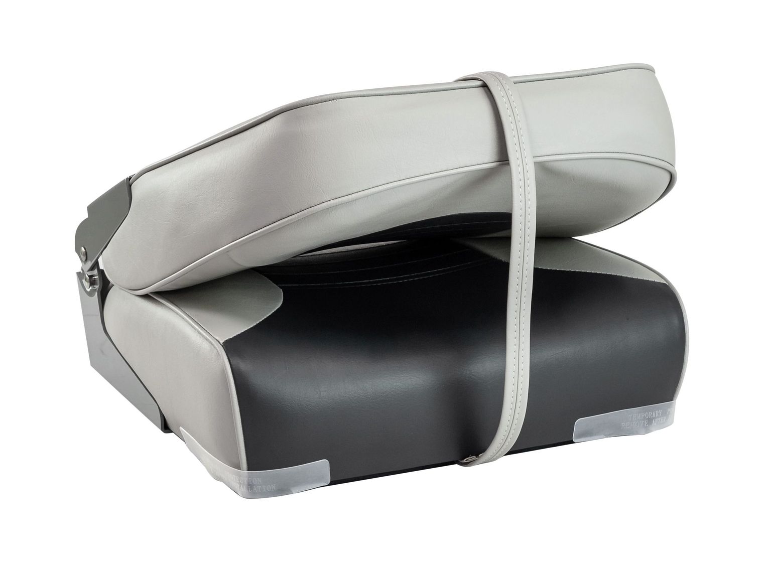 картинка Кресло мягкое складное, обивка винил, цвет серый/угольный, Marine Rocket