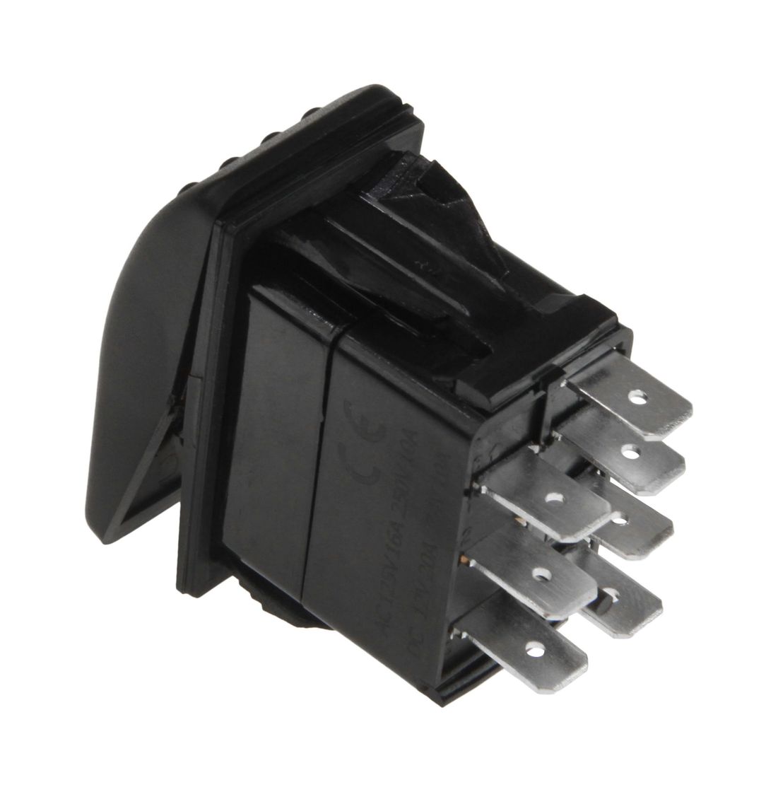 картинка Переключатель двухпозиционный ON-ON 12 В/20А 7Р с подсветкой