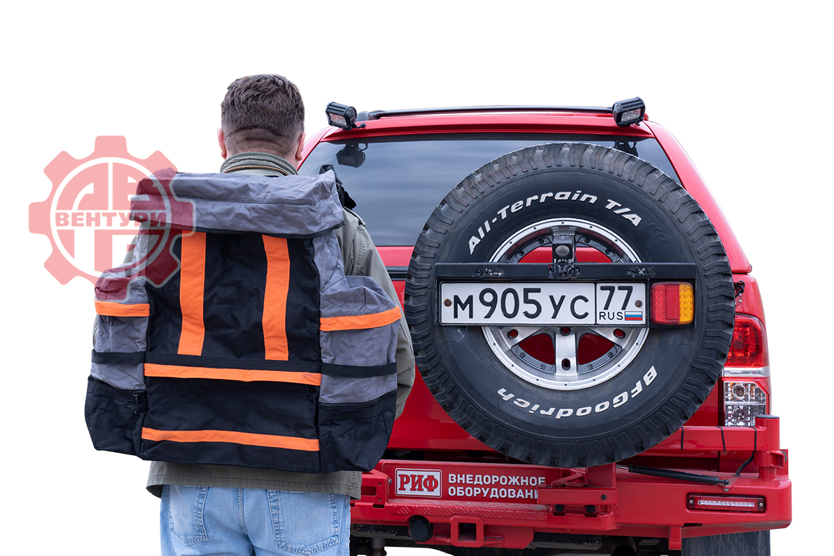 картинка Сумка для вещей на запасное колесо черная Telawei