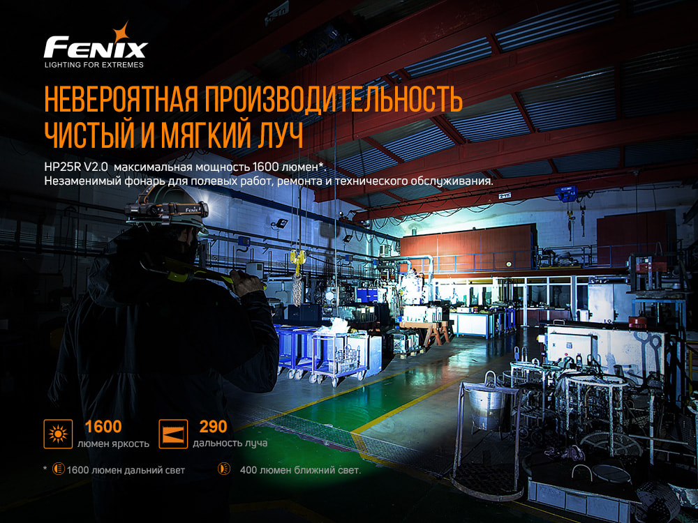 картинка Налобный фонарь Fenix HP25RV2.0, HP25RV20