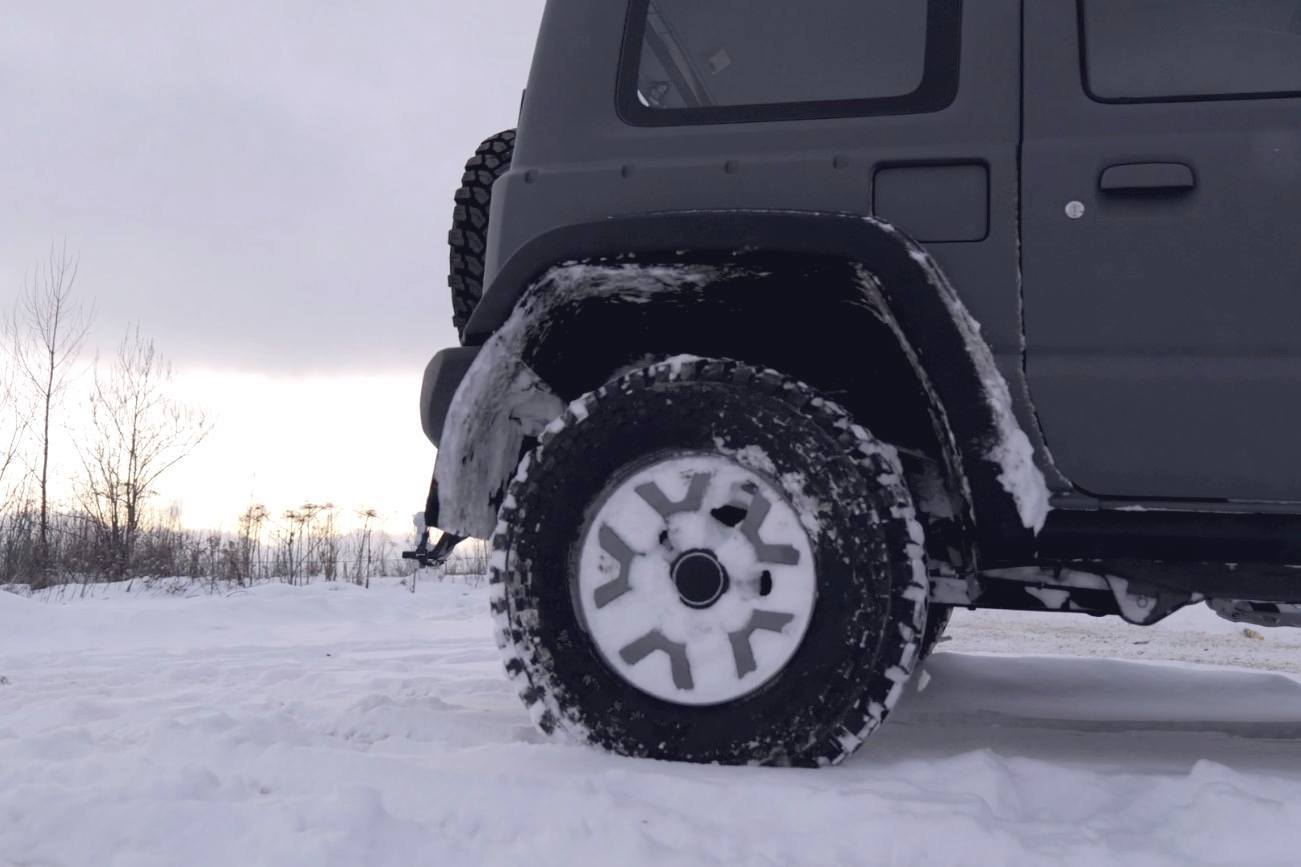 Расширители колесных арок и крылья композитные (комплект) Suzuki Jimny