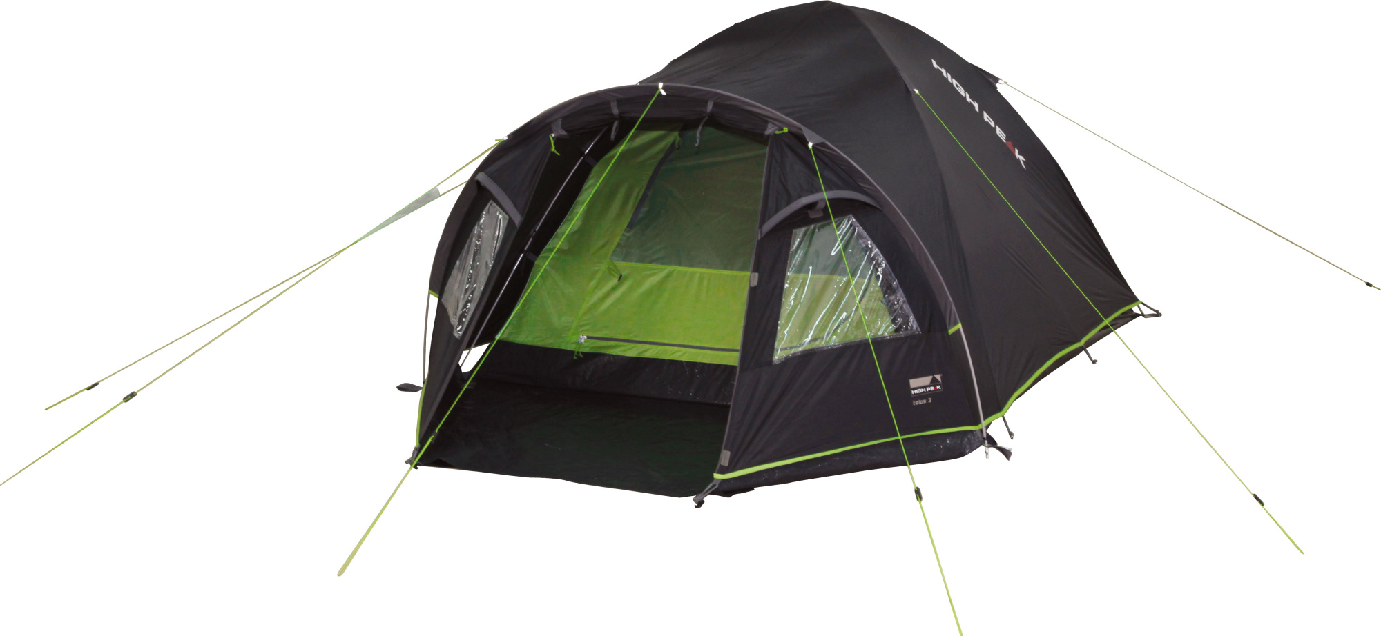 картинка Палатка High Peak Talos 3 320х180х120 см. (тёмно-серый)