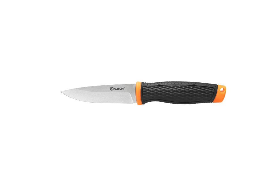 картинка Нож Ganzo G806 черный c оранжевым, G806-OR