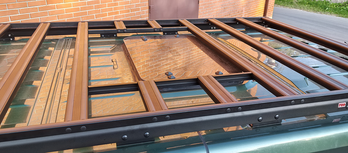 картинка Багажник ГАЗ Соболь NN Минивэн с вставкой экспедиционный 1600x2650мм РИФ