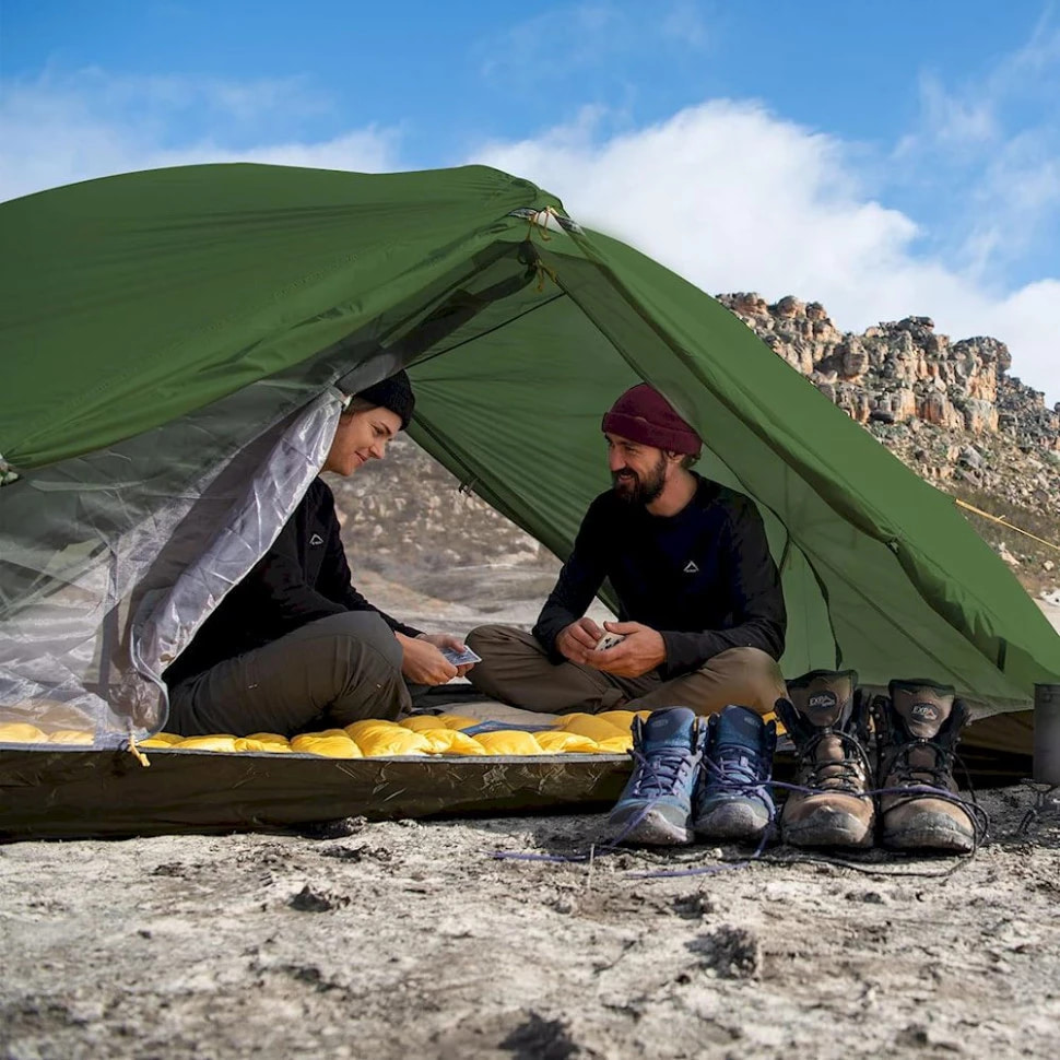 картинка Палатка 2-местная Naturehike сверхлегкая Mongar NH17T007-M, 210T , зеленый, 6927595767658