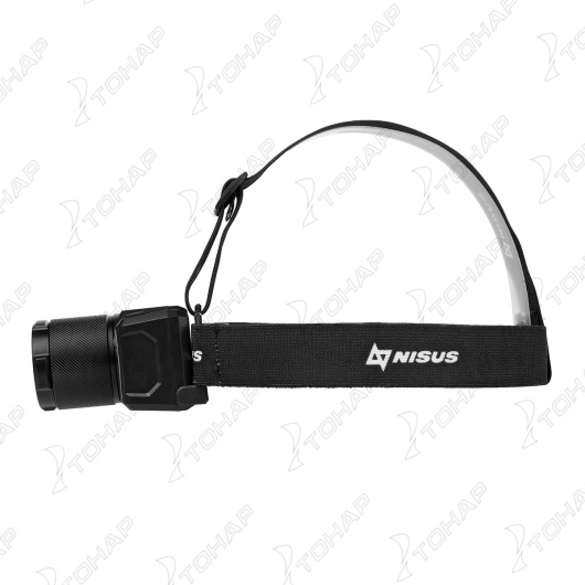 картинка Фонарь налобный NISUS сенсорный 800 LM, IP43, USB