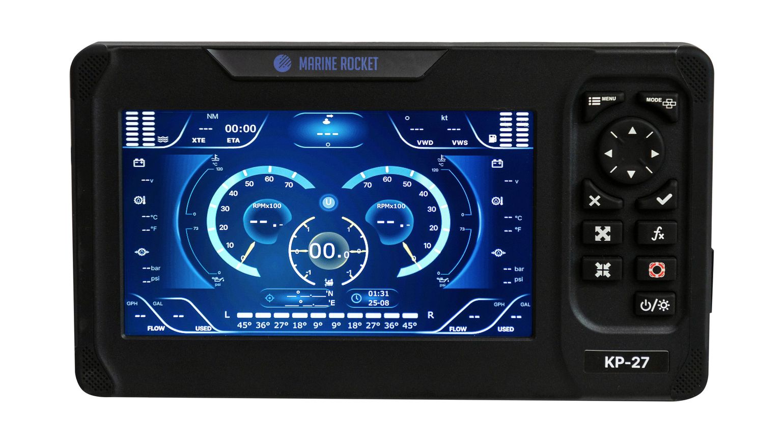 картинка Картплоттер морской 7" 27A с AIS, Marine Rocket