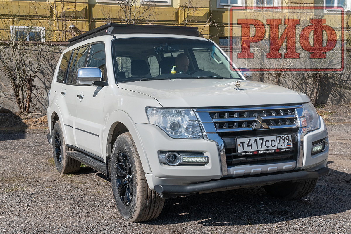 картинка Багажник экспедиционный Mitsubishi Pajero IV 1150x2080 ммплатформа алюминиевый РИФ