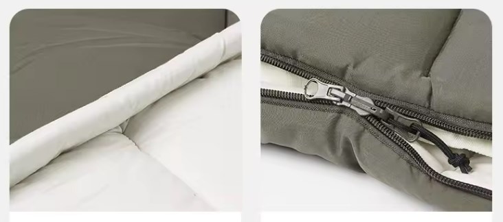 картинка Мешок спальный Naturehike Lingdong, 225х75см, (ТК: +7C), (правый), бежевый