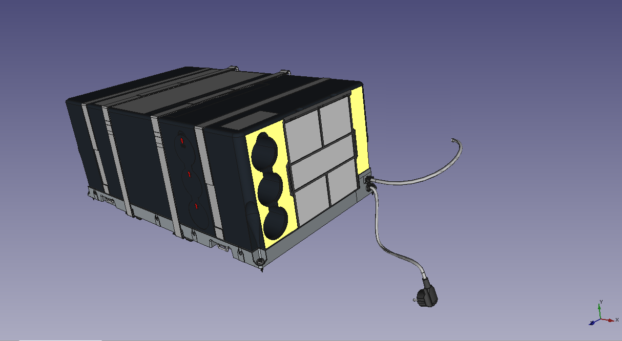 картинка Кондиционер MobileComfort MC3000U, встраиваемый моноблок, мощность 2600Вт, питание 230B