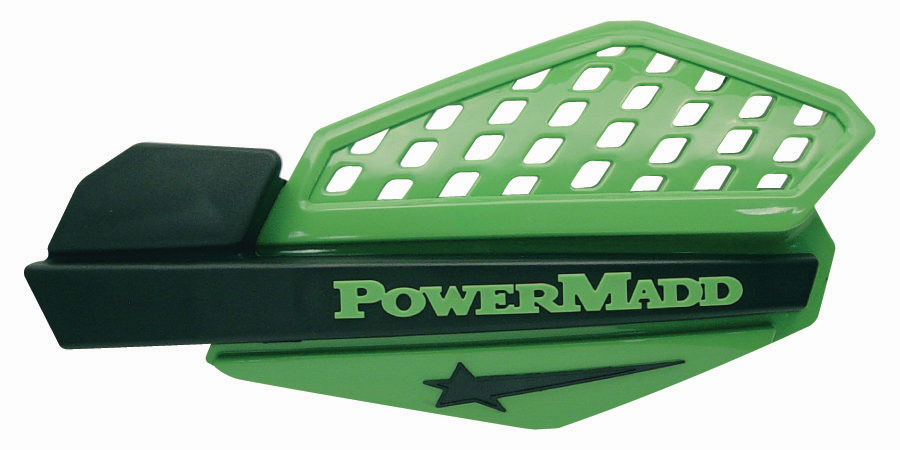 Ветровые щитки для квадроцикла "PowerMadd" Серия Star, зеленый/черный