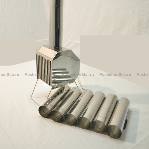 картинка Теплообменник для газовых обогревателей PoshehonStar из нержавейки 2 кВт