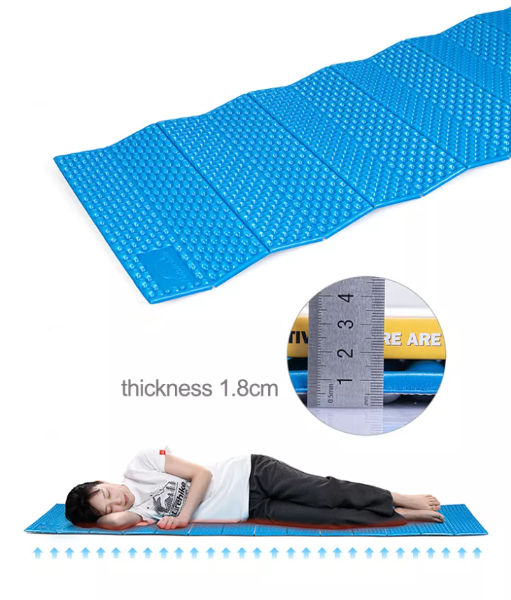 Коврик туристический Naturehike 185х58х1.8 см. IXPE,голубой
