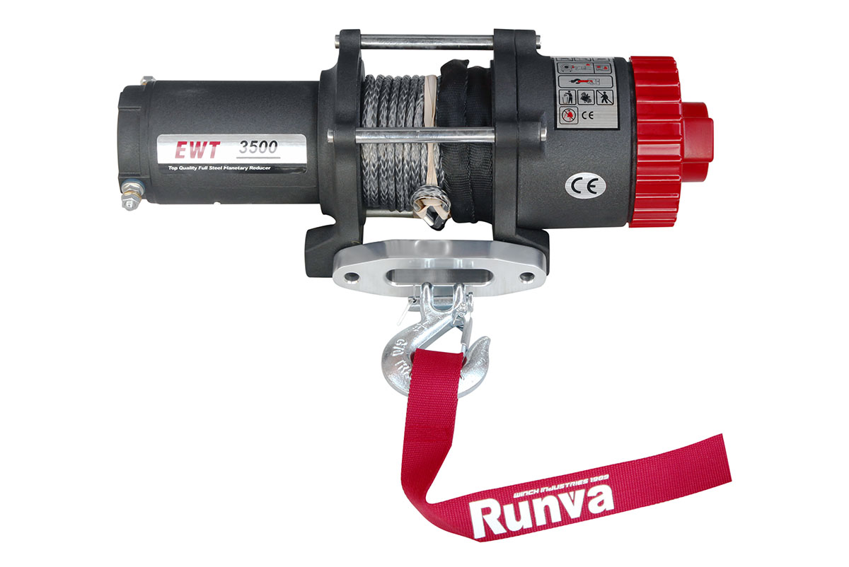 картинка Лебёдка Runva 3500A lbs 1588 кг (кевлар)