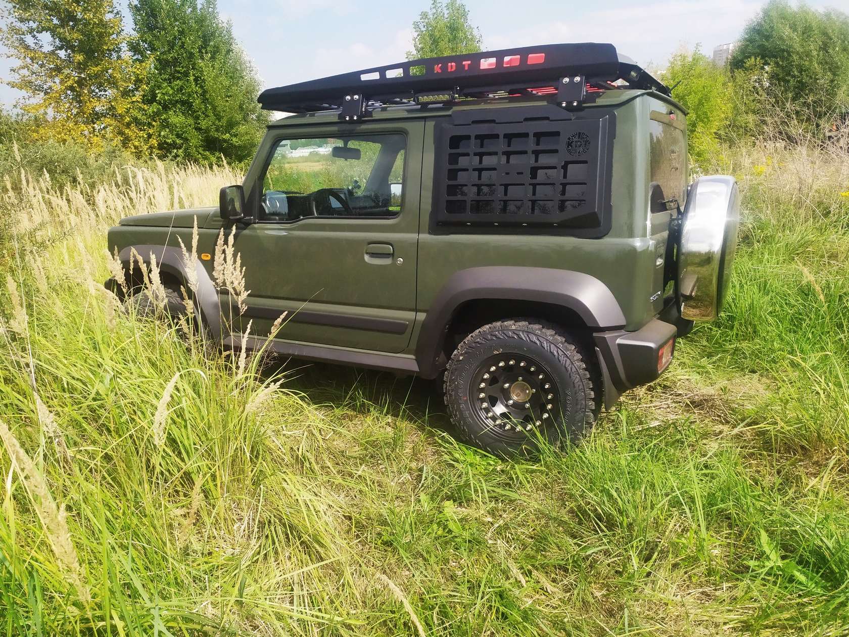 Багажник аэродинамический алюминиевый - Suzuki Jimny