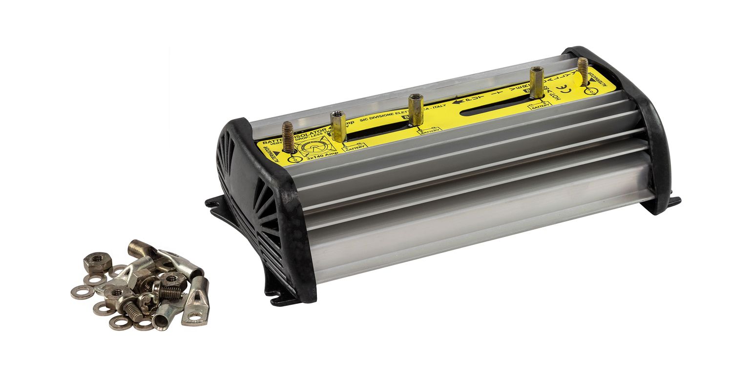 картинка Зарядный изолятор, 140 А, 3 аккумулятора, 236x127x65 мм