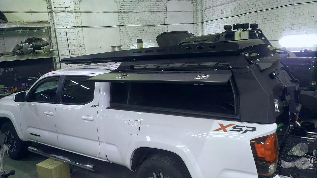 картинка Кунг алюминиевый для Toyota Tacoma III (Long Bed, с 2015) 3 двери, неокрашенный — KDT 15281(I)L