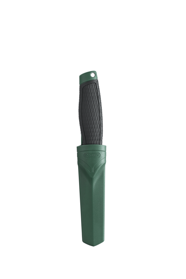 картинка Нож Ganzo G806 черный c зеленым, G806-GB