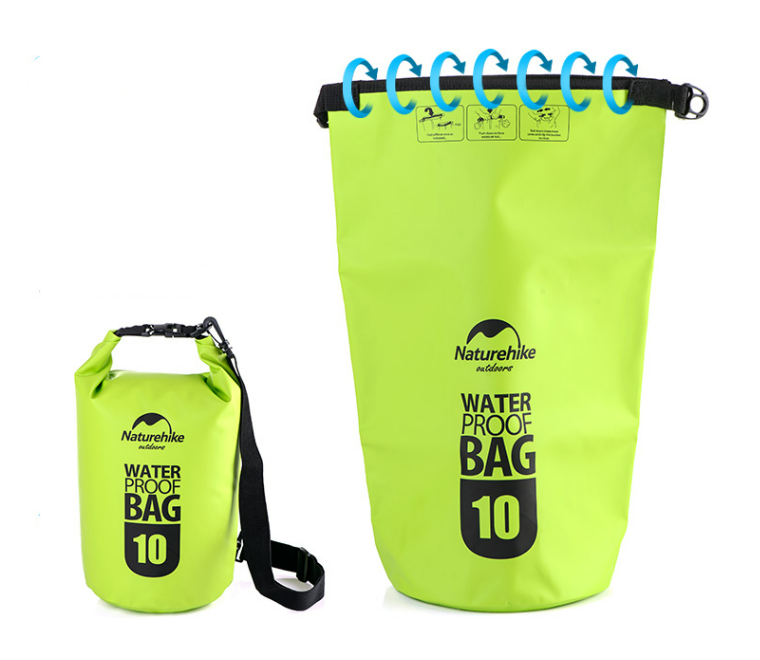 картинка Гермомешок Naturehike Ocean Pack 10 л. (зелёный)