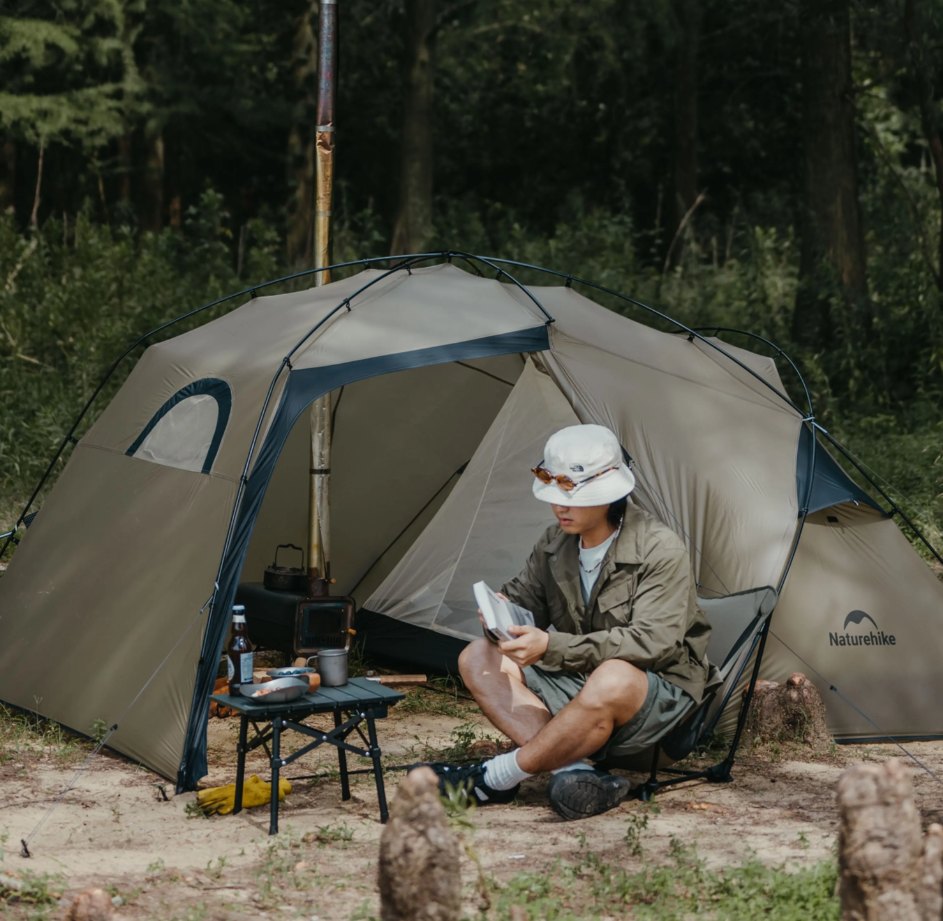 картинка Палатка Naturehike Massif Solo 1-местная, алюминиевый каркас, песочная