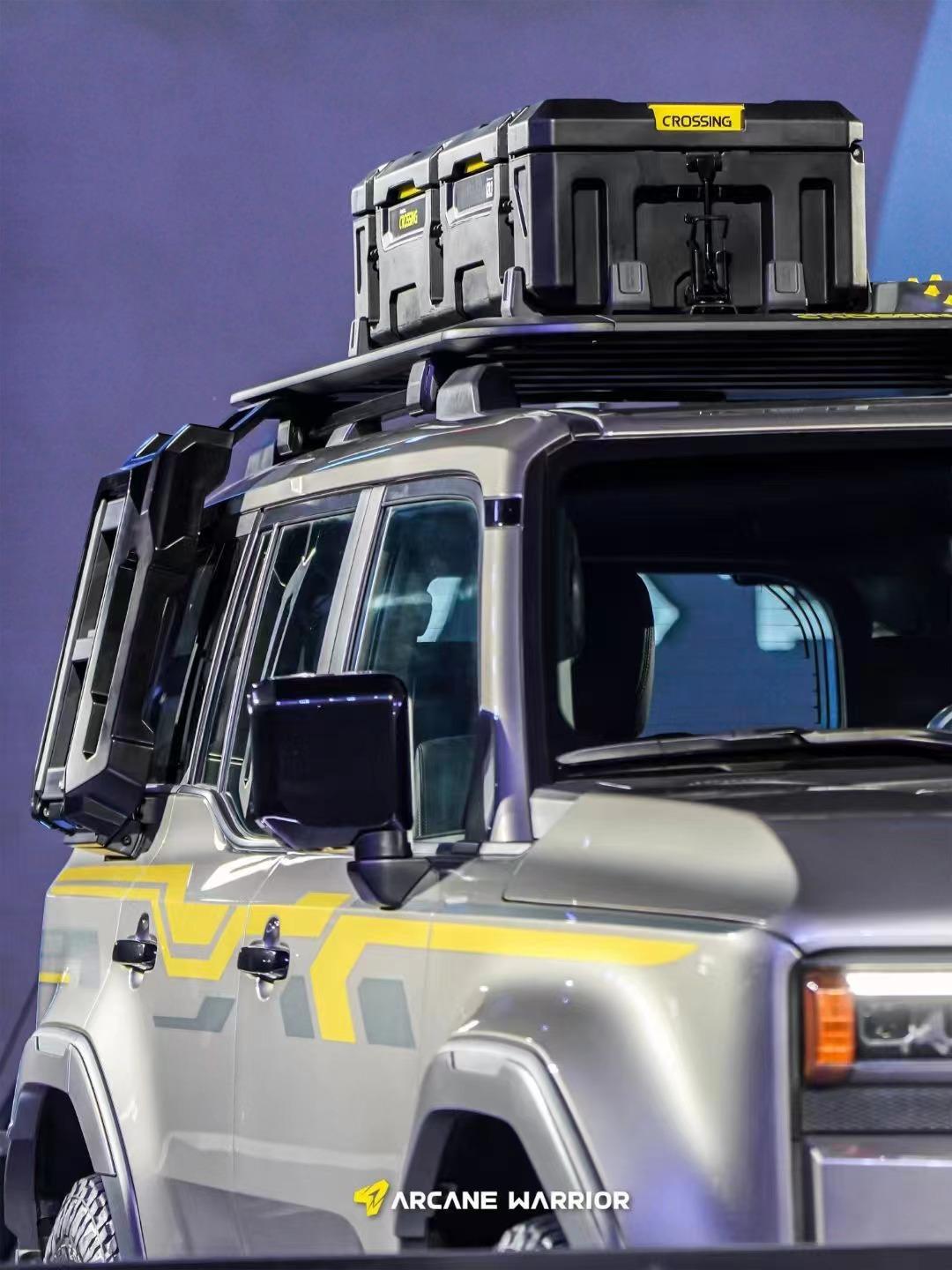картинка Боковая лестница CROSSING Ladder для Toyota Prado 250/Lexus GX550 2024 (Без заводских рейлингов)