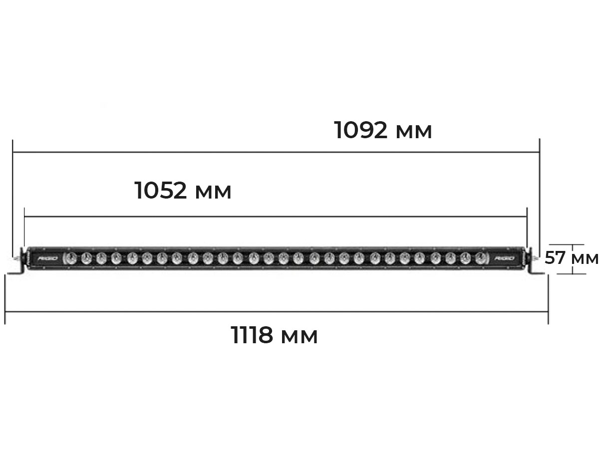картинка Светодиодная фара RIGID Radiance SR 40" (28 светодиодов)