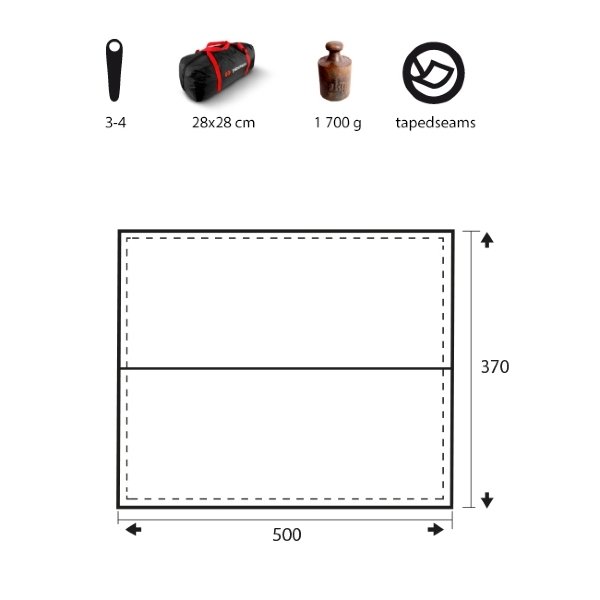 картинка Палатка Trimm Shelters TRACE XL, оливковый 3+1