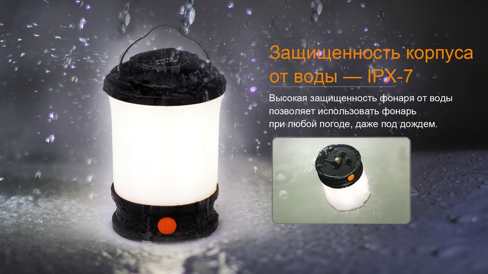 картинка Фонарь Fenix CL30R черный
