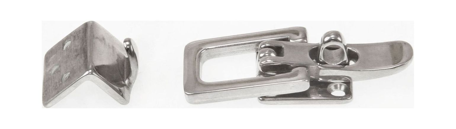 картинка Защелка иллюминатора угловая нержавеющая