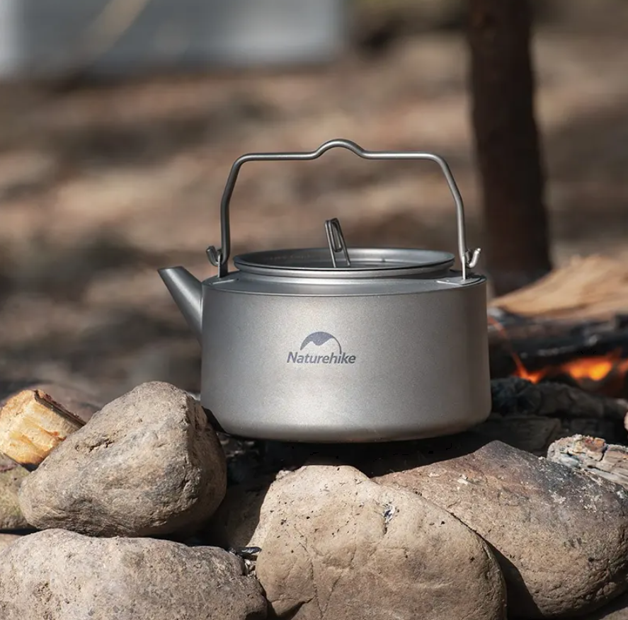 картинка Чайник походный Naturehike 1 л., титановый