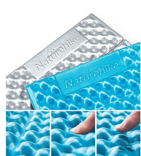 картинка Коврик Naturehike NH20FCD07 складной утолщеный голубой, 6927595748077