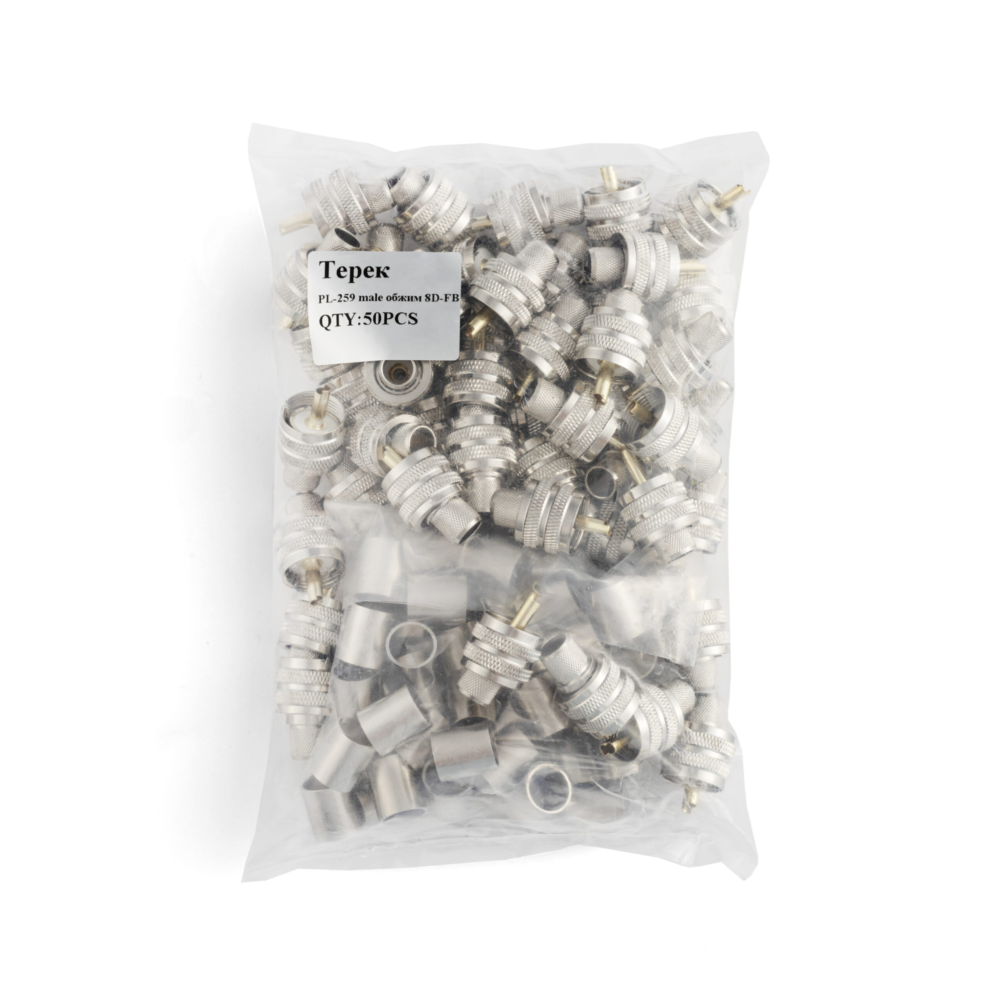 картинка Терек PL259 male 8D-FB Обжим