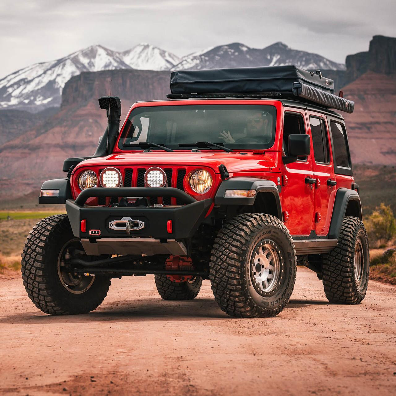 Бампер передний для Jeep Wrangler JL OME Bondi силовой под лебёдку
