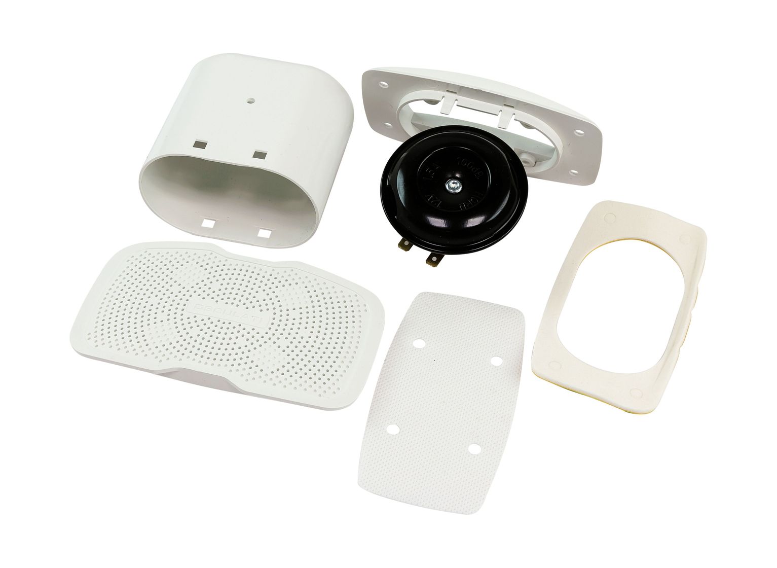 картинка Сигнал звуковой электрический врезной, Osculati