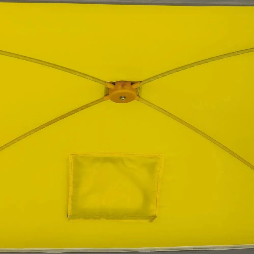 картинка Палатка зимняя PREMIER Куб-3 желтый/серый