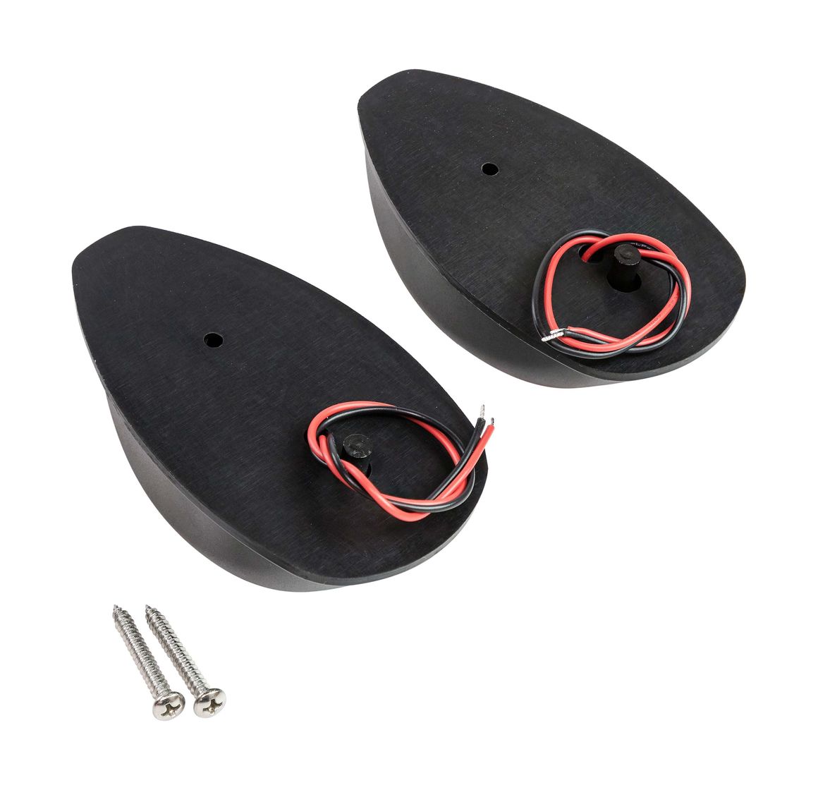 картинка Огни ходовые светодиодные, комплект, черный корпус, 10-30 В